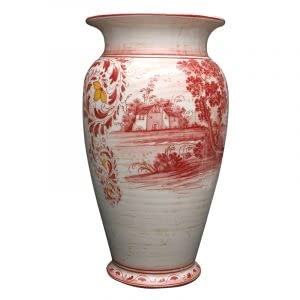 Portaombrelli in ceramica - Dimensioni: h 49,5 cm - Made in Italy.