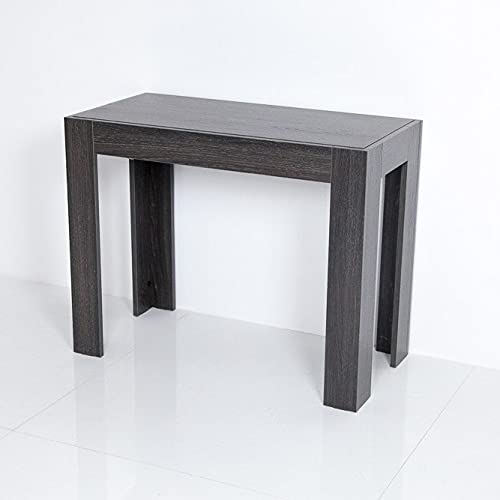 Dafne Italian Design Consolle allungabile Kuadra Rovere Moro