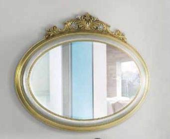 Dafne Italian Design Specchiera Stile Classico intarsiata Oro (cm. L. 107 - H. 119 - P. 6) (TVG)