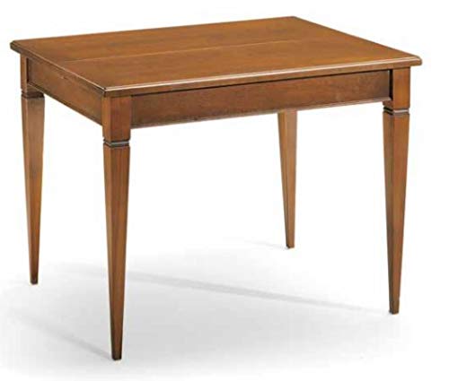 Dafne Italian Design Tavolo Classico allungabile in ciliegio (cm. L. 100- P. 80) (TVG)