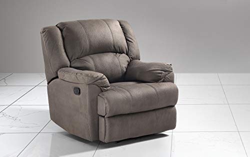 Dafne Italian Design Poltrona relax - elefant - similpelle - - Poltrona con recliner manuale, la poltrona ? dotata di meccanismo recliner manuale, cm. 94 x 98 x 99h (STD)