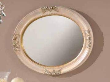 Dafne Italian Design Specchiera Stile Classico intarsiata Oro (cm. L. 64 - H. 44 - P. 5) (TVG)