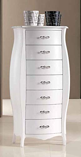 Dafnedesign.Com - Settimino bombato 7 cassetti (L. 74 - H. 142 - P. 35) (TVG)