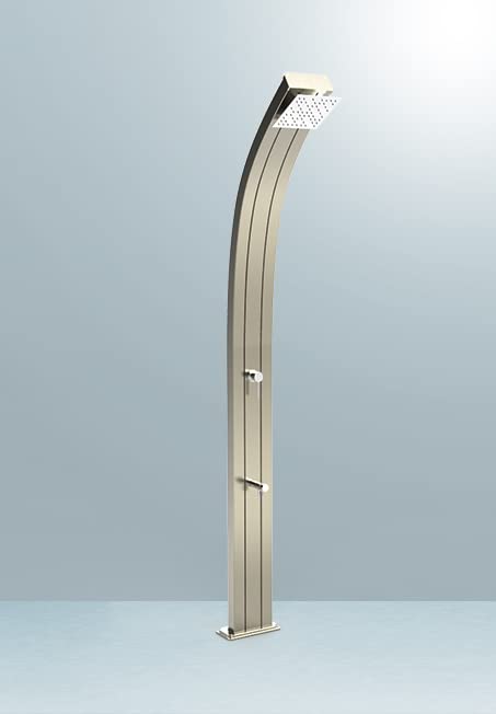 Arkema Design Doccia Tradizionale Spring-TL con Lavapiedi - Argento