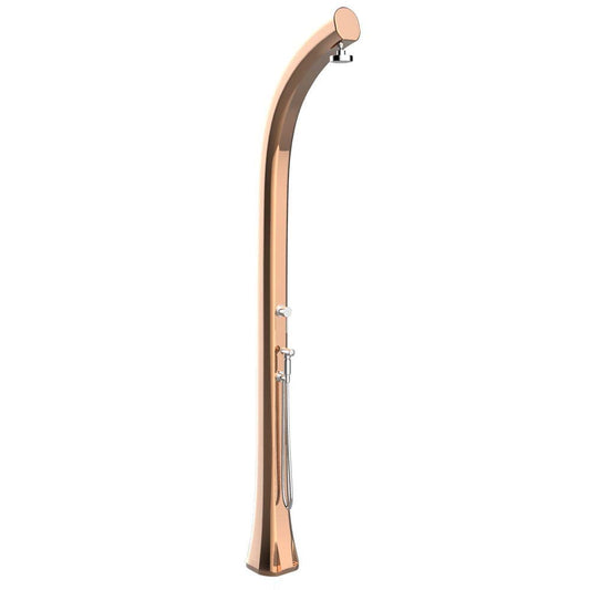 arkema Doccia Solare da Giardino Miscelatore e Doccetta Jolly Plus Top Line Oro Rosa