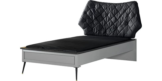 Dafne Italian Design TUTTOCAMERETTE.IT - Cameretta completa per ragazzi stile classico grigio comprende letto, comodino, armadio, scrivania - [LVT]