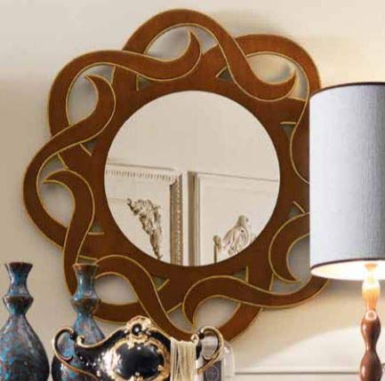 Dafne Italian Design Specchiera Stile Classico (cm. L. 95 - H. 95 - P. 3) (TVG)