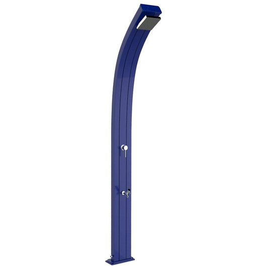 arkema Doccia Solare da Giardino Temporizzatore e Lavapiedi Spring Top Line Zaffiro