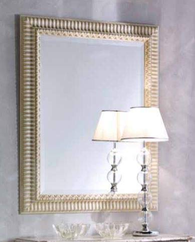 Dafne Italian Design Specchiera Stile Classico Laccata Oro (cm. L. 70 - H. 100) (TVG)