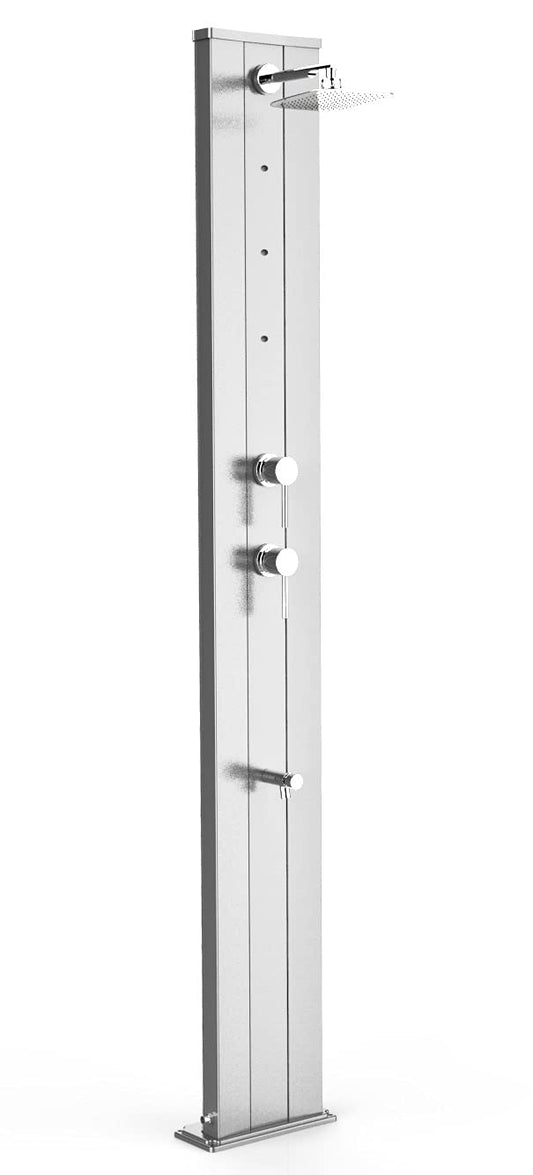 Arkema design - Prodotto Made in Italy Doccia Topline D455 TL 1300 Doccia Trad Argento