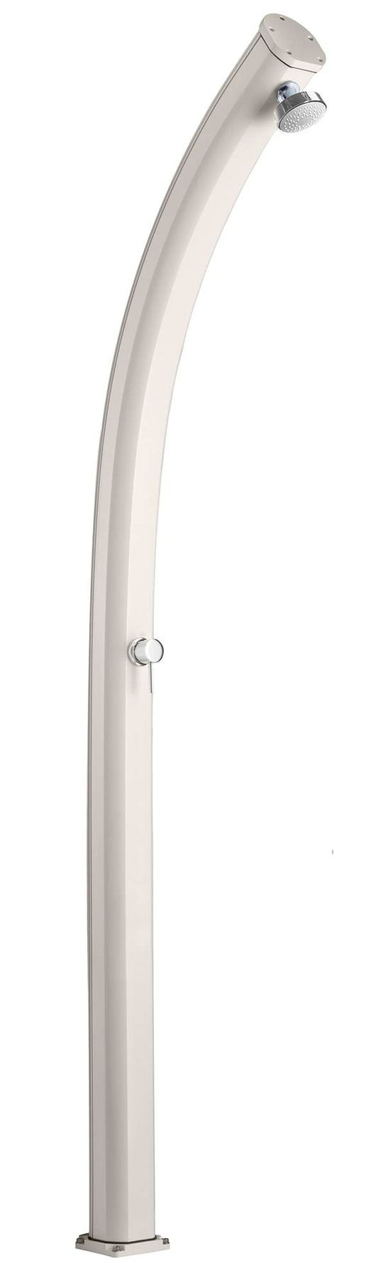 Doccia classica da interno e esterno Arkema Jolly Ingresso acqua calda e acqua fredda regolabile con Miscelatore Doccia Curva Altezza 226 cm ARKEMA A505 9001 Colore Sabbia