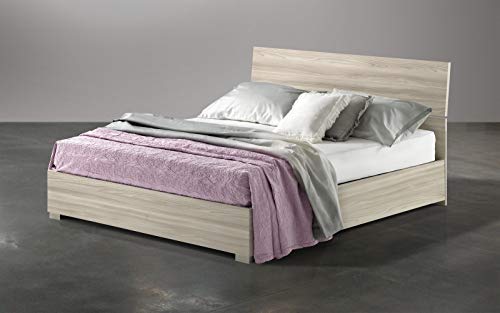 Dafne Italian Design Letto matrimoniale con contenitore,rete ortopedica a doghe - 169x203x94h.