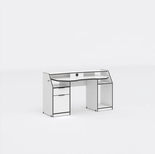 Dafne Italian Design Scrivania Gaming & Sedia Nero