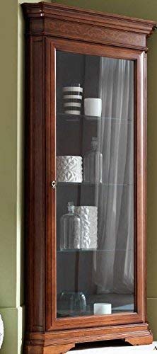 Dafne Italian Design Angoliera, colore legno scuro,195X50X97, 45 Kg,Struttura: listellare di abete-100% Made in Italy
