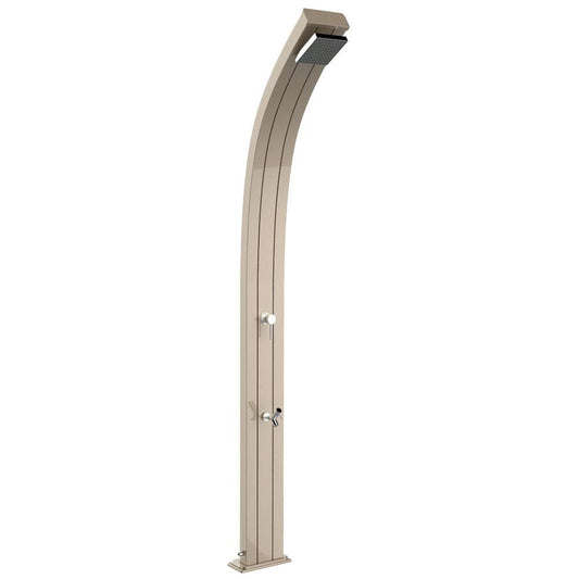 arkema Doccia da Giardino Temporizzatore e Lavapiedi Spring Top Line Oro Satinato