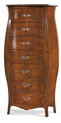 Dafnedesign.Com - Settimino Barocco 7 cassetti L. 74 - H. 142 - P. 37 (TVG)