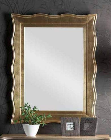 Dafne Italian Design Specchiera Stile Classico Oro (cm. L. 71 - H. 91 - P. 4) (TVG)