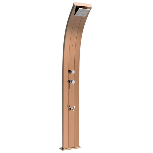 arkema Doccia da Giardino Miscelatore Nebulizzatore e Lavapiedi Dada Top Line Oro Rosa