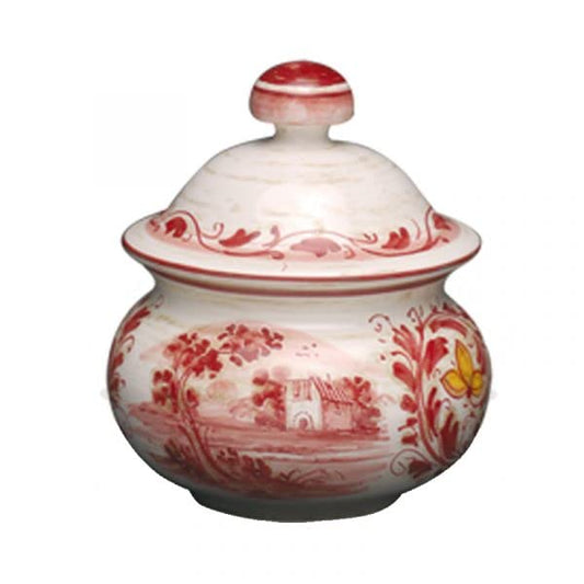 Dafne Italian Design Scatola bon bon in ceramica - Dimensioni: h cm 15 ø cm 12 - Made in Italy