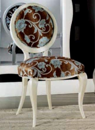 Dafne Italian Design Set di n.4 sedie Laccato Bianco (cm. L. 53 - H. 55 - P. 98) (VGG)