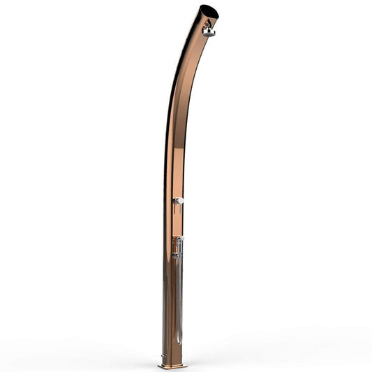 arkema Doccia da Giardino Temporizzatore e Doccetta Jolly Top Line Oro Rosa