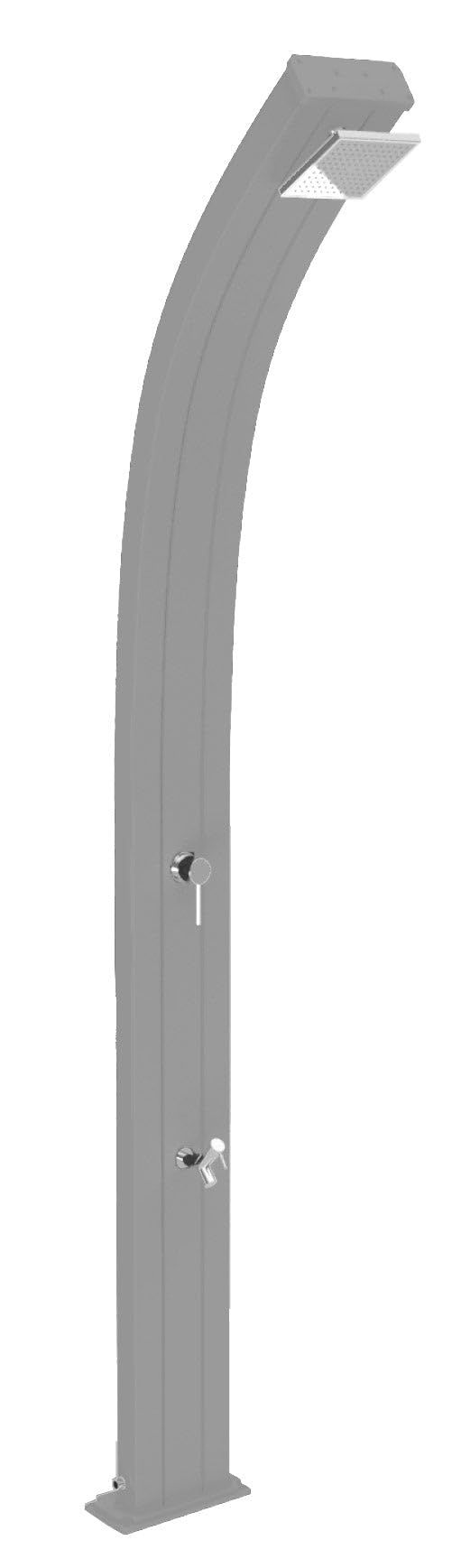 Arkema Design Doccia tradizionale Spring A125/9007 inox