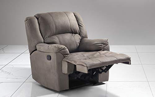 Dafne Italian Design Poltrona relax - elefant - similpelle - - Poltrona con recliner manuale, la poltrona ? dotata di meccanismo recliner manuale, cm. 94 x 98 x 99h (STD)