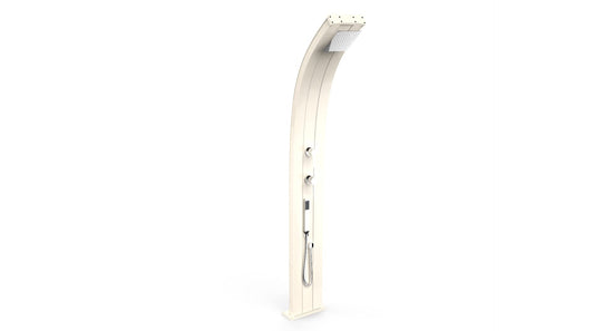 Arkema Design Doccia Solare in Alluminio Desgin Curvo Dada D 340/9001- Sabbia