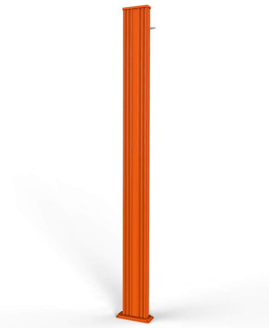 Doccia classica da interno e esterno Arkema Spring S Ingresso acqua calda e acqua fredda regolabile con Miscelatore Doccia Dritta Altezza 228 cm ARKEMA A205 2009 Colore Arancio