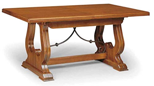 Dafne Italian Design Tavolo Classico allungabil- Stile Classico (cm. L. 180 - P. 85) (TVG)