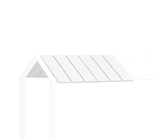 Dafne Italian Design Tetto Semi-in Legno Bianco Montes