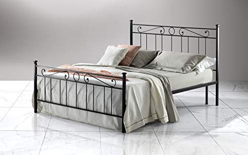 Letto Matrimoniale in Ferro battuto. Non ? comprensivo di Rete. cm. 172 x 204 x 118h. (Serie: Dafne-Letti-ST17)