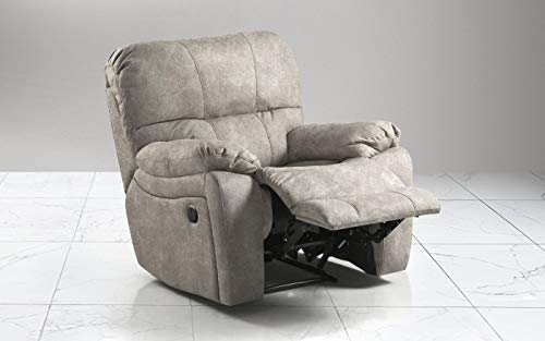 Dafne Italian Design Poltrona con recliner elettrico, la poltrona ? dotata di meccanismo recliner elettrico cm. 109 x 105 x 105h (STD)