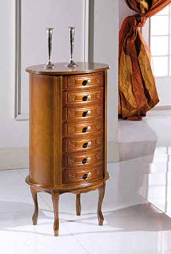 Dafnedesign.Com - Settimino Barocco 7 cassetti (L. 49 - H. 88 - P. 39) (TVG)