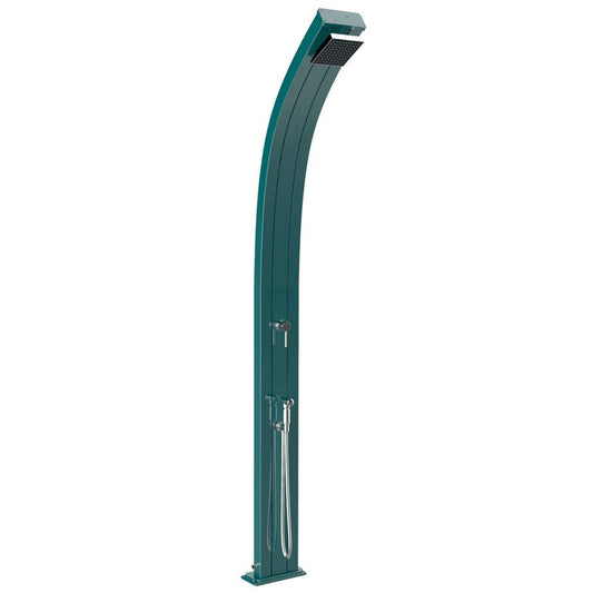 Arkema Design Doccia Solare Spring - Top Line Smeraldo in Alluminio A140-TL/6700