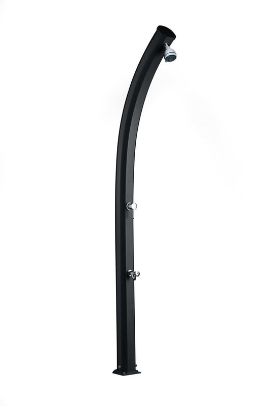 Doccia Solare Arkema Design A520/7016 Jolly Grigio Antracite design curvo realizzata in alluminio