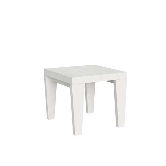 Itamoby, Tavolo Spimbo Allungabile Bianco Frassino 90x90 allungato 246