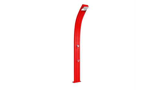 Doccia Solare da Esterno Giardino 30L Miscelatore e Lavapiedi Arkema Spring Cherry