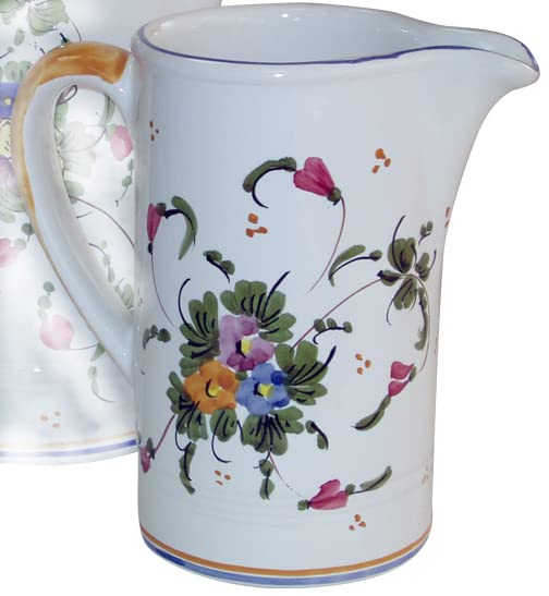 Tazza con manico in ceramica - Dimensioni: h 15 cm - Made in Italy.