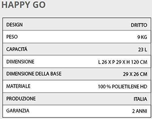 Doccia a riscaldamento solare Arkema Design Happy Go HG140-6016 Nero