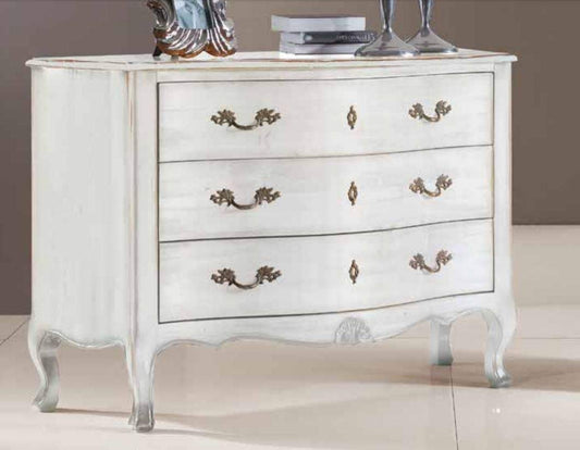 Dafnedesign.Com - Comò 3 cassetti Foglia (L. 130 - H. 90 - P. 55) (TVG)