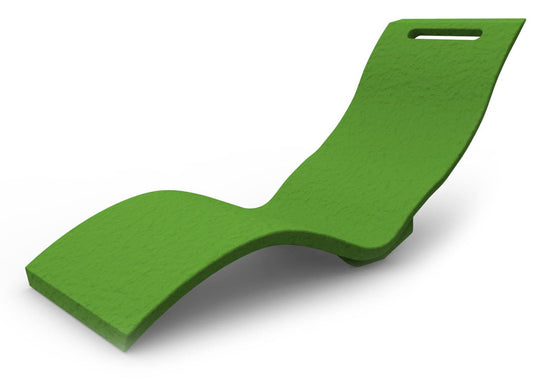 Lettino Chaise Longue da Esterno Giardino Seduta a Terra Arkema Serendipity Verde Chiaro