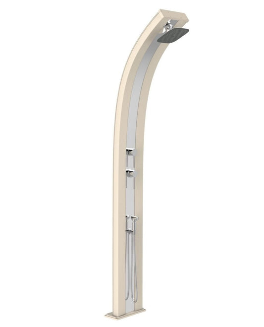 Arkema Design Doccia tradizionale Dada Sabbia e Inox con Doccino a mano D345/9001-I