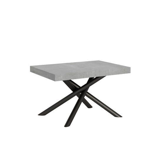 Itamoby, Tavolo Famas Allungabile Cemento 90x130 allungato 234
