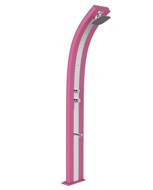 ARKEMA Doccia Classica con Nebulizzatori Dada Fucsia e banda Inox