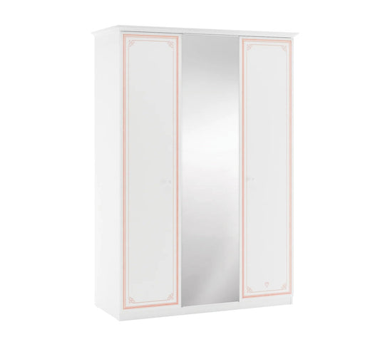 Dafne Italian Design Selena Armadio 3 Ante Rosa