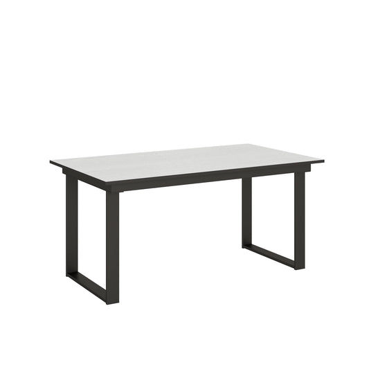 Itamoby, Tavolo Bandos Allungabile Bianco Frassino 90x160 allungato 220