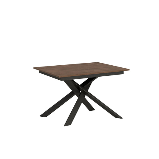 Itamoby, Tavolo Ganty Allungabile Noce Bordo In Tinta 90x120 allungato 180