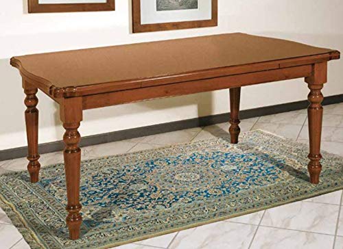 Dafne Italian Design Tavolo allungabile in Noce (cm. L. 160 - H. 79 - P. 100) (TVG)