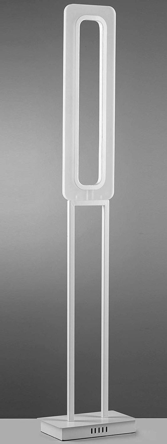 Dafne Italian Design Piantana con paralume in ferro stile moderno con luci a LED comprese - materiali: ferro - (STL)